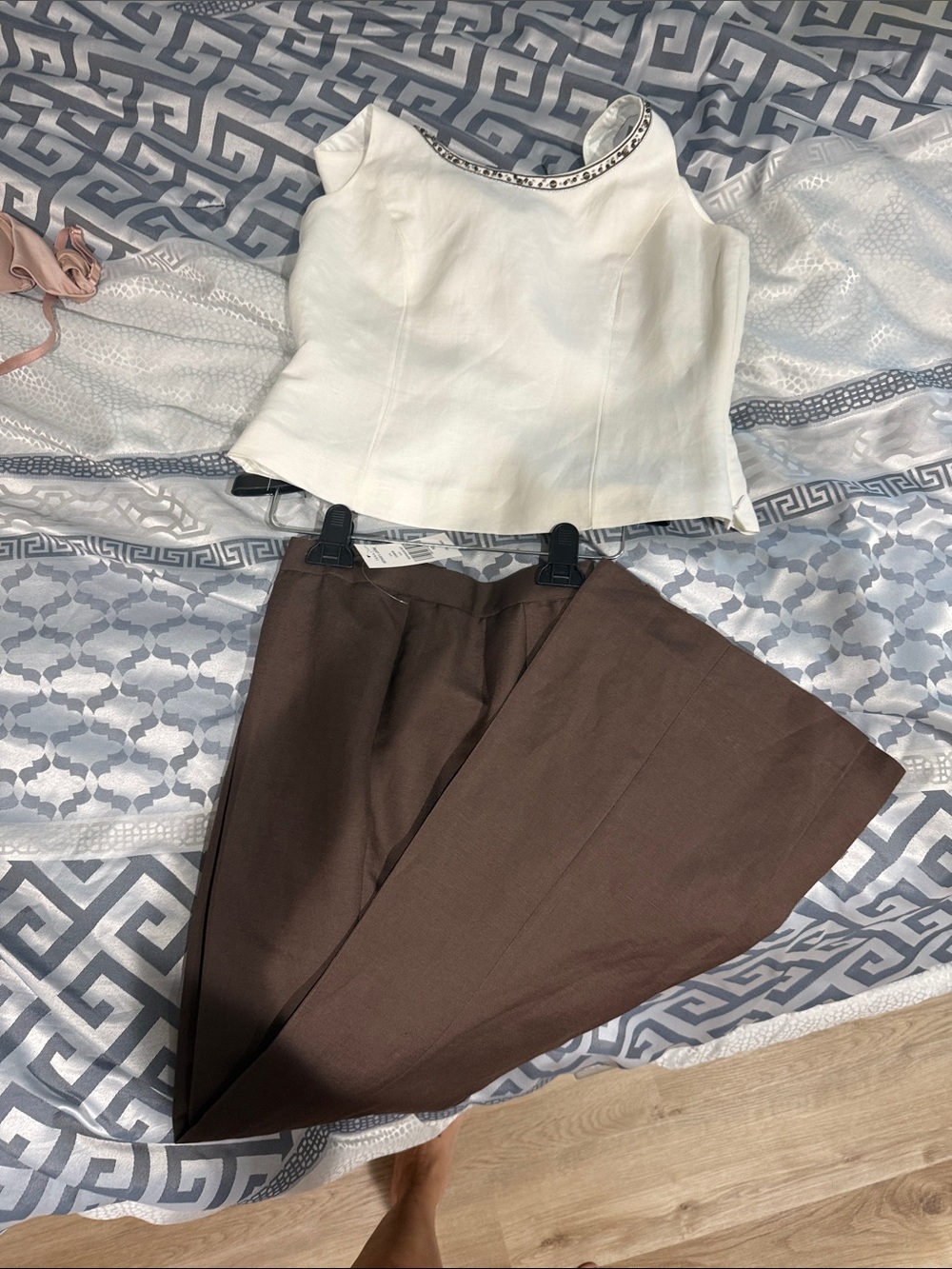 Brown Wide-Leg Women's Pants — Tailored Everyday Style